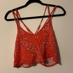 Hollister bandanna crop top